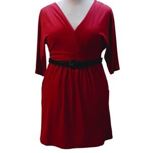 As‎ U Wish Dress Little Red NWT SKUW617